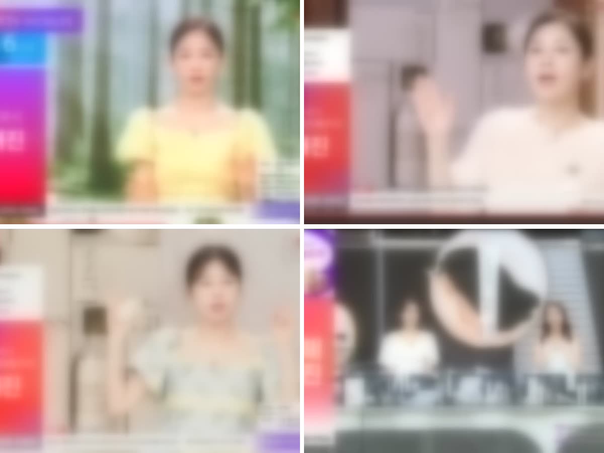 홈쇼핑 매진 방송 화면 모음 (브랜드 보호를 위해 흐리게 처리)